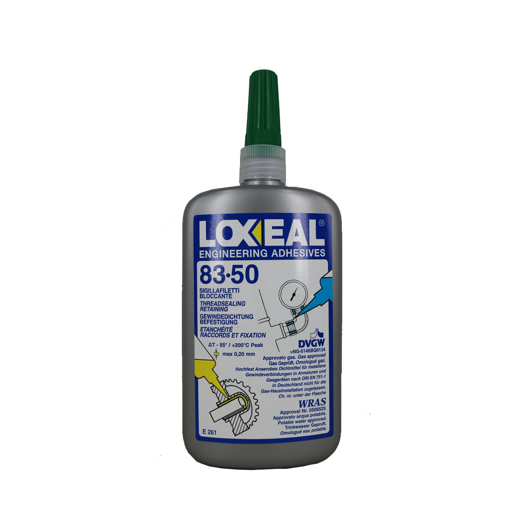 樂(lè)賽爾LOXEAL83-50 高強(qiáng)度綠色飲用水WRAS認(rèn)證螺紋密封膠